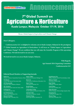 Announcement - Conferences