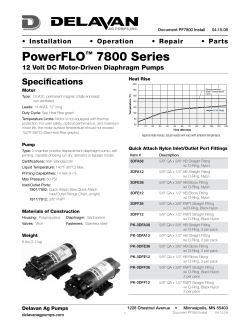 PowerFLO&trade; 7800 Series