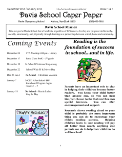 June 2001 - Davis Elementary