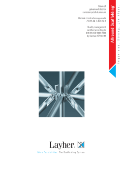 Layher Allround Scaffolding