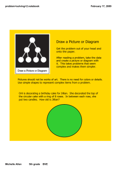 Draw a Picture or Diagram