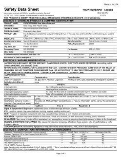 Safety Data Sheet