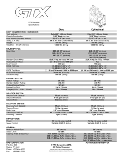 GTX Tec Specs - Tomcat Ireland