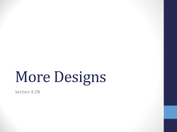 More Designs