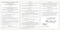 VVA Charter - Vietnam Veterans of America
