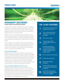 Data Mover Product Sheet