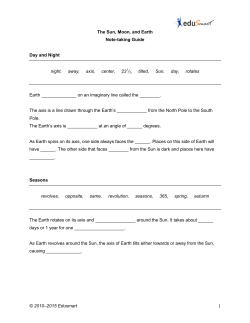 2010&ndash;2015 Edusmart The Sun, Moon, and Earth