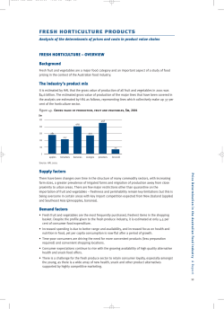 FRESH HORTICULTURE PRODUCTS