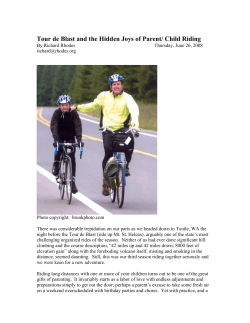 A Must Read! - Tour de Blast