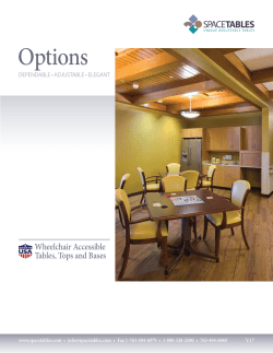 Options - Space Tables