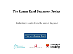 Rural settlement in Roman Britain