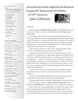 Ga  a Celebration - International Action Center