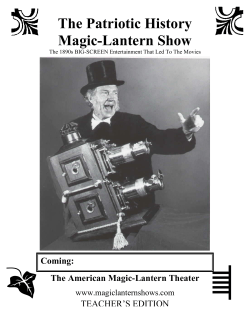 The Patriotic History Magic-Lantern Show