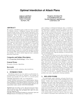 Optimal Interdiction of Attack Plans