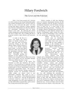 Hilary Fordwich - Bernhardt Wealth Management