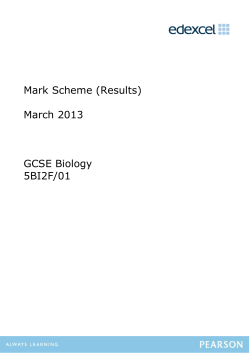 Mark Scheme - Revision World