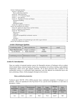 Article I.Hydrogen Ignition