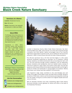 Black Creek Nature Sanctuary - Michigan Nature Association