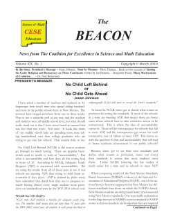 beacon - Coalition for Excellence in Science and Math Education