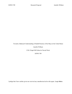 Balanced Understanding of Maya Health Practices in the US