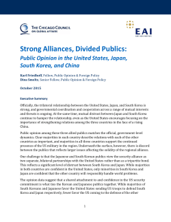 Strong Alliances, Divided Publics - Chicago Council on Global Affairs