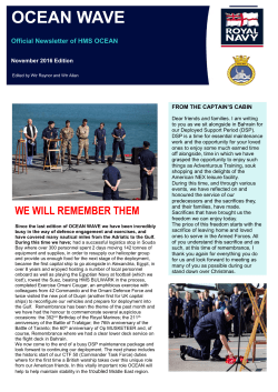 ocean wave - Royal Navy