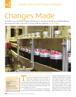 Coca-Cola/Dr. Pepper - Food and Drink International