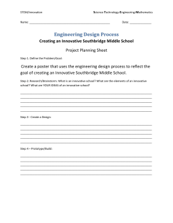 EDP Creating an Innovative School Poster