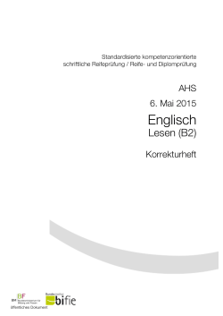 Englisch - und Diplompr&uuml;fung (SRDP)