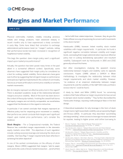 Margins and Market Performance