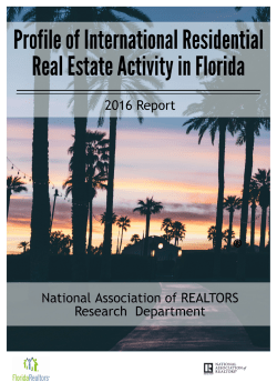 2016 profile of international residential real estate
