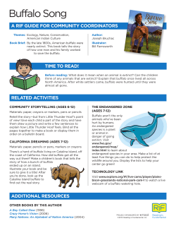 Buffalo Song