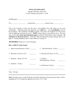 Final - Yale Department of Chemistry