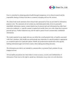 E7080-J081-208 - Eisai Co., Ltd.