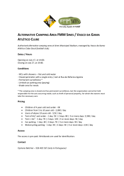 alternative camping area fmm sines /vasco da gama atl&eacute;tico clube