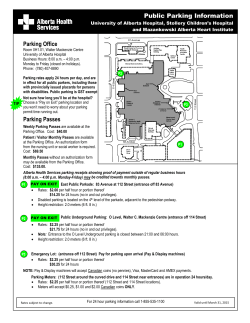 Public Parking Information and Map