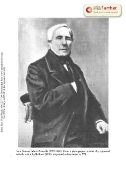 The History of Poiseuille`s Law