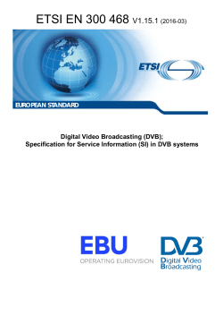 EN 300 468 - V1.15.1