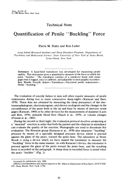 Quantification of Penile "Buckling" Force