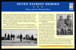 Seven Patriot Heroes - City of Chesapeake, Virginia