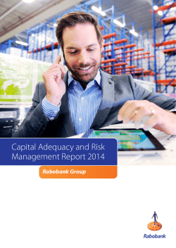 Capital Adequacy and Risk Management Report 2014