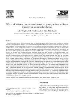 Effects of ambient currents and waves on gravity