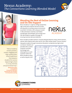 Nexus Academy - Connections Learning