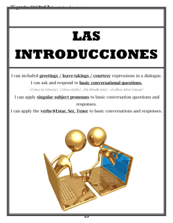 LAS INTRODUCCIONES