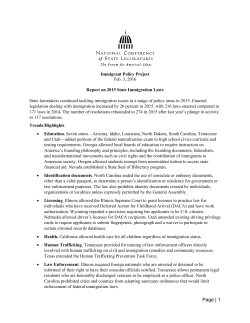 Page | 1 - National Conference of State Legislatures
