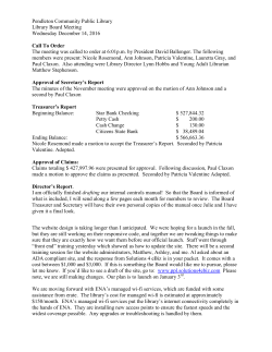 December 14, 2016 - Pendleton Community Library