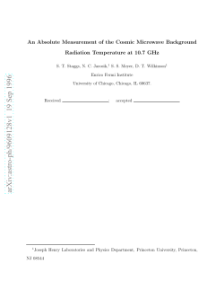 An Absolute Measurement of the Cosmic Microwave Background