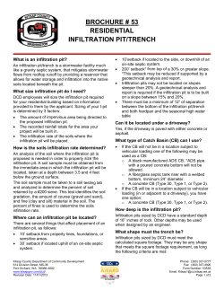 Infiltration Pit Brochure # 53