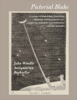 Pictorial Blake - John Windle, Antiquarian Bookseller
