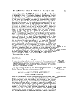 48 Stat. 31 - LEGIS  WORKS
